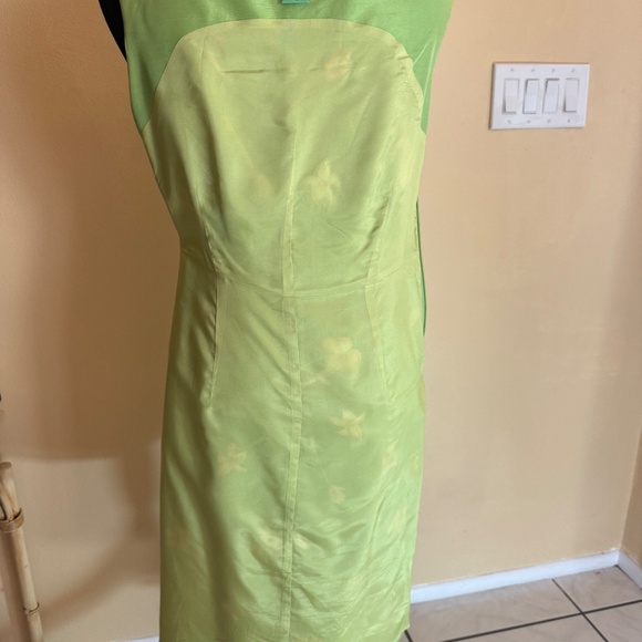 TIBI HYLAND EMBROIDERED SILK SHEATH - Picture 8 of 10